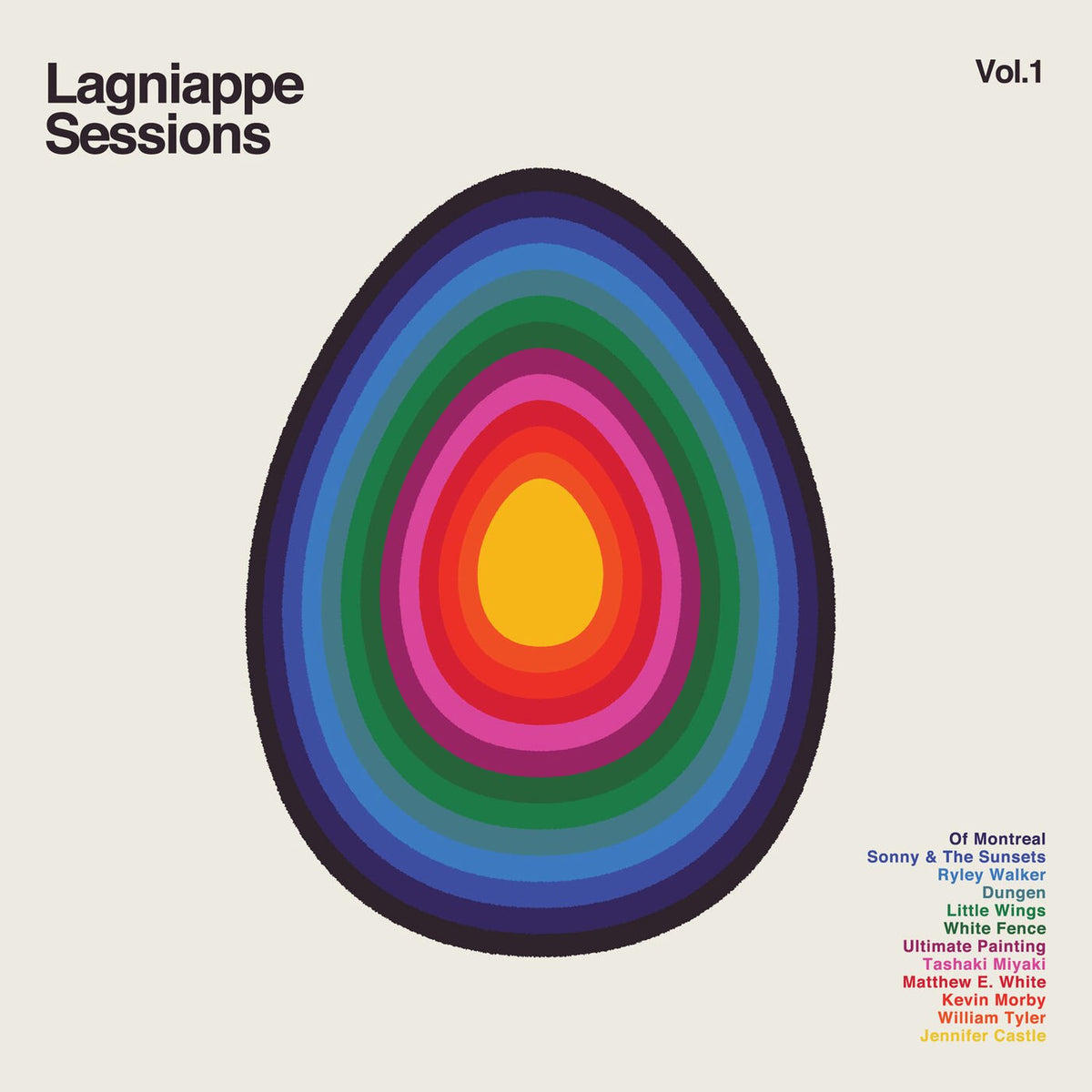 Various Artists – Lagniappe Sessions, Vol. 1 vinyl cover