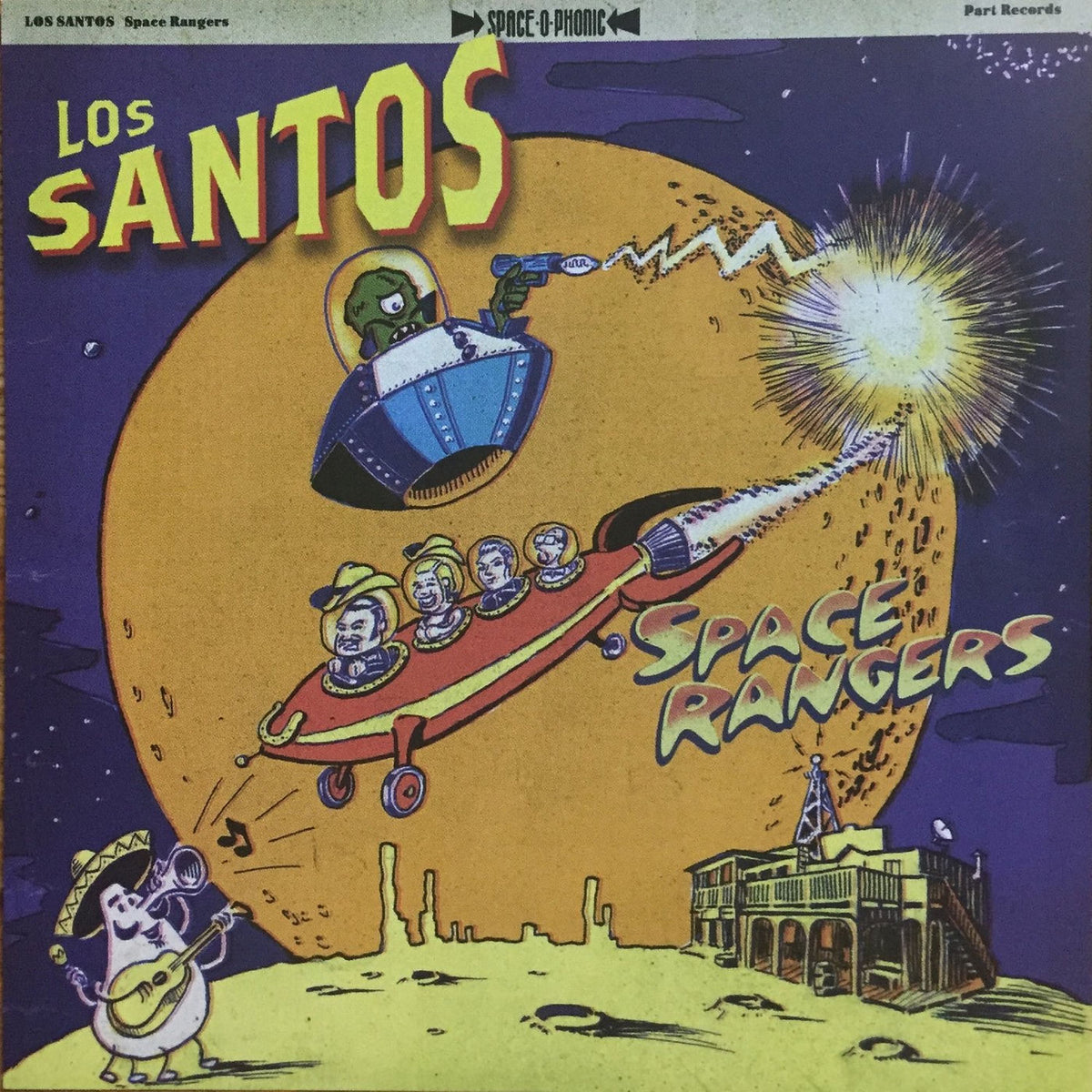 Los Santos – Space Rangers vinyl record cover