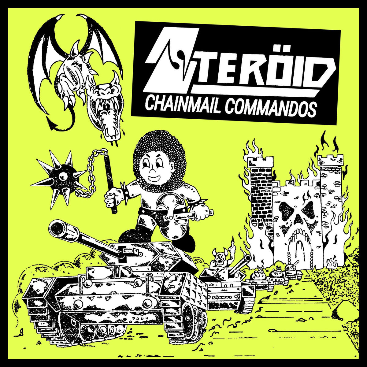 Steroid – CHAINMAIL COMMANDOS vinyl cover