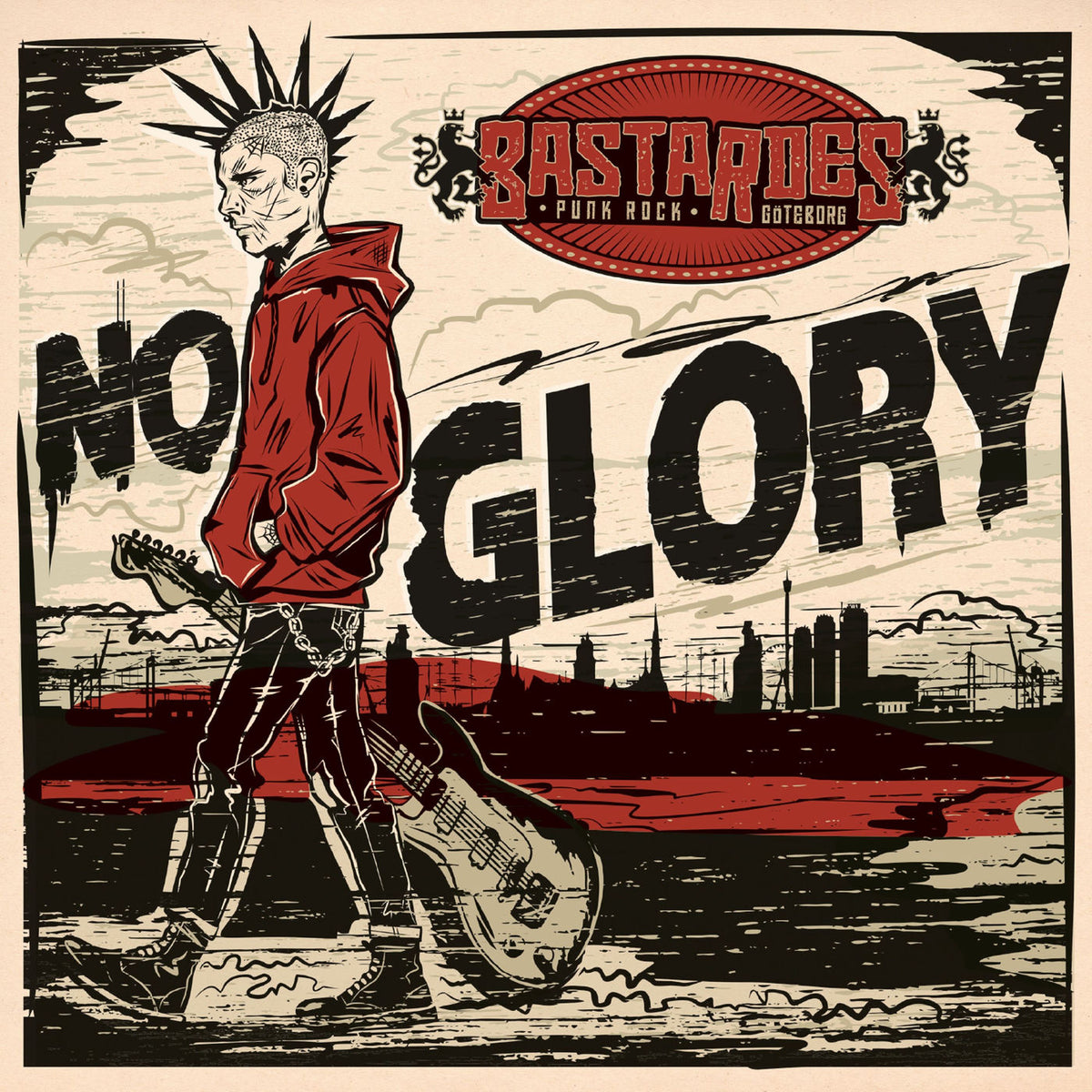 Bastardes – No Glory vinyl record cover