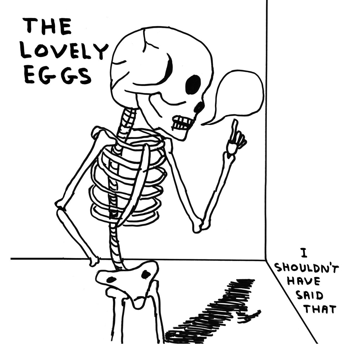 The Lovely Eggs – I Shouldn't Have Said That vinyl cover