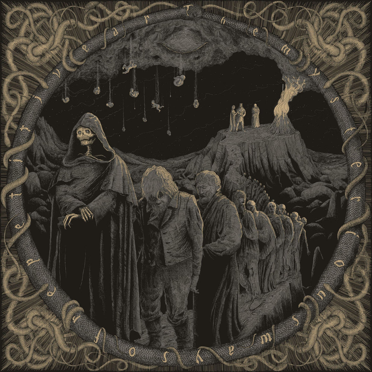 Chapel Of Disease – The Mysterious Ways Of Repetitive Art (AMBER VINYL) vinyl record cover