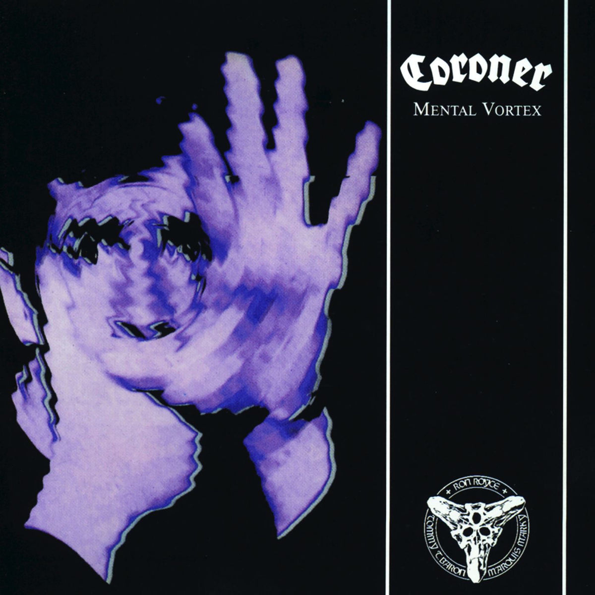 Coroner – Mental Vortex vinyl record cover