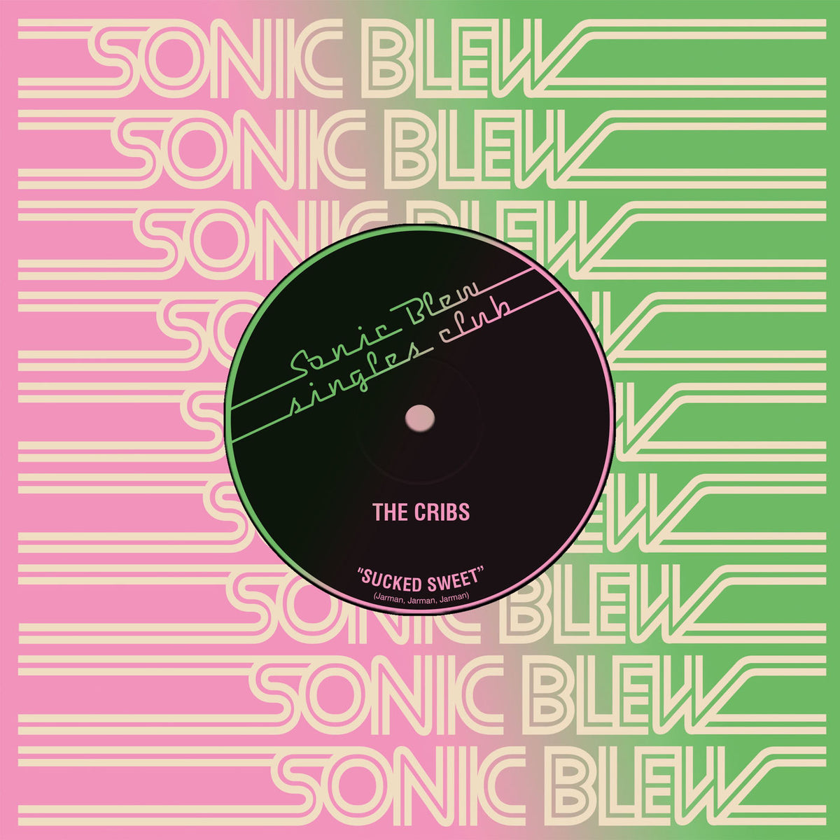 The Cribs – Singles Club #3 vinyl cover