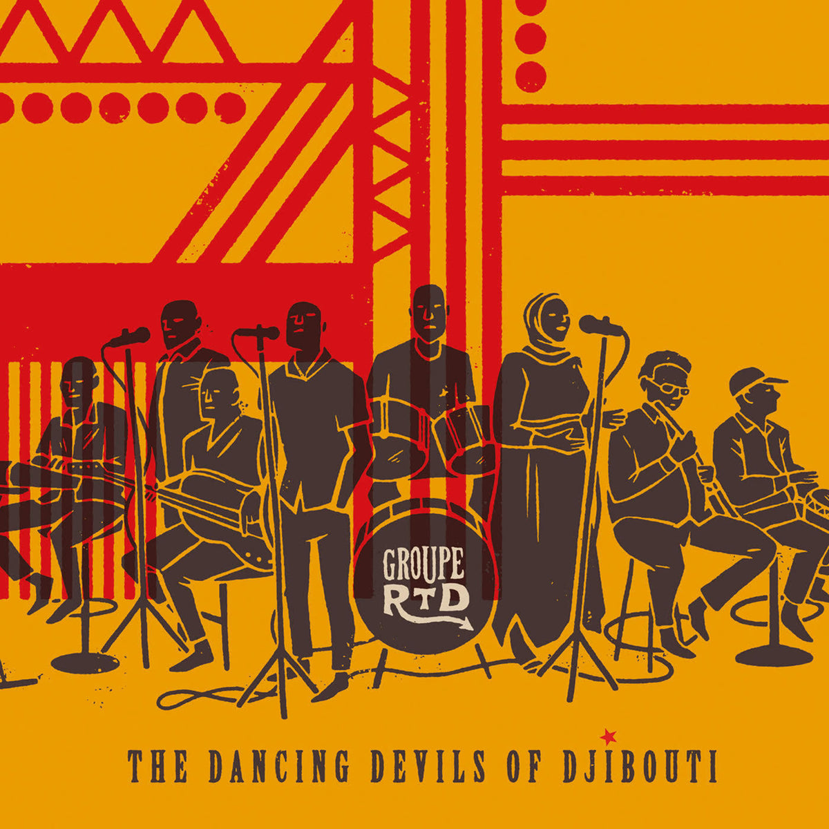 Groupe Rtd – Dancing Devils Of Djibouti vinyl record cover