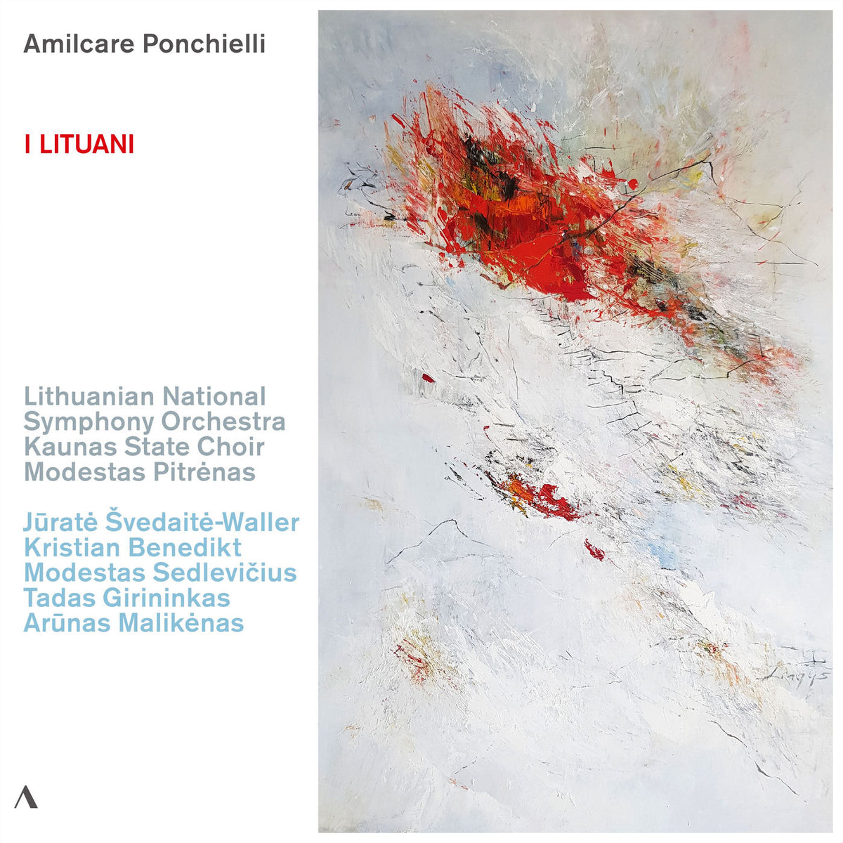 Lithuanian National Symphony Orchestra – Ponchielli: I Lituani, Op. 7 vinyl cover
