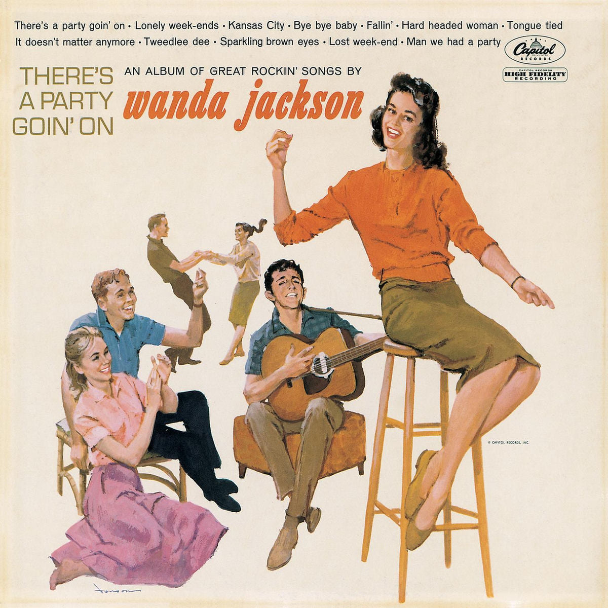 Wanda Jackson – There's Party Goin' On vinyl record cover