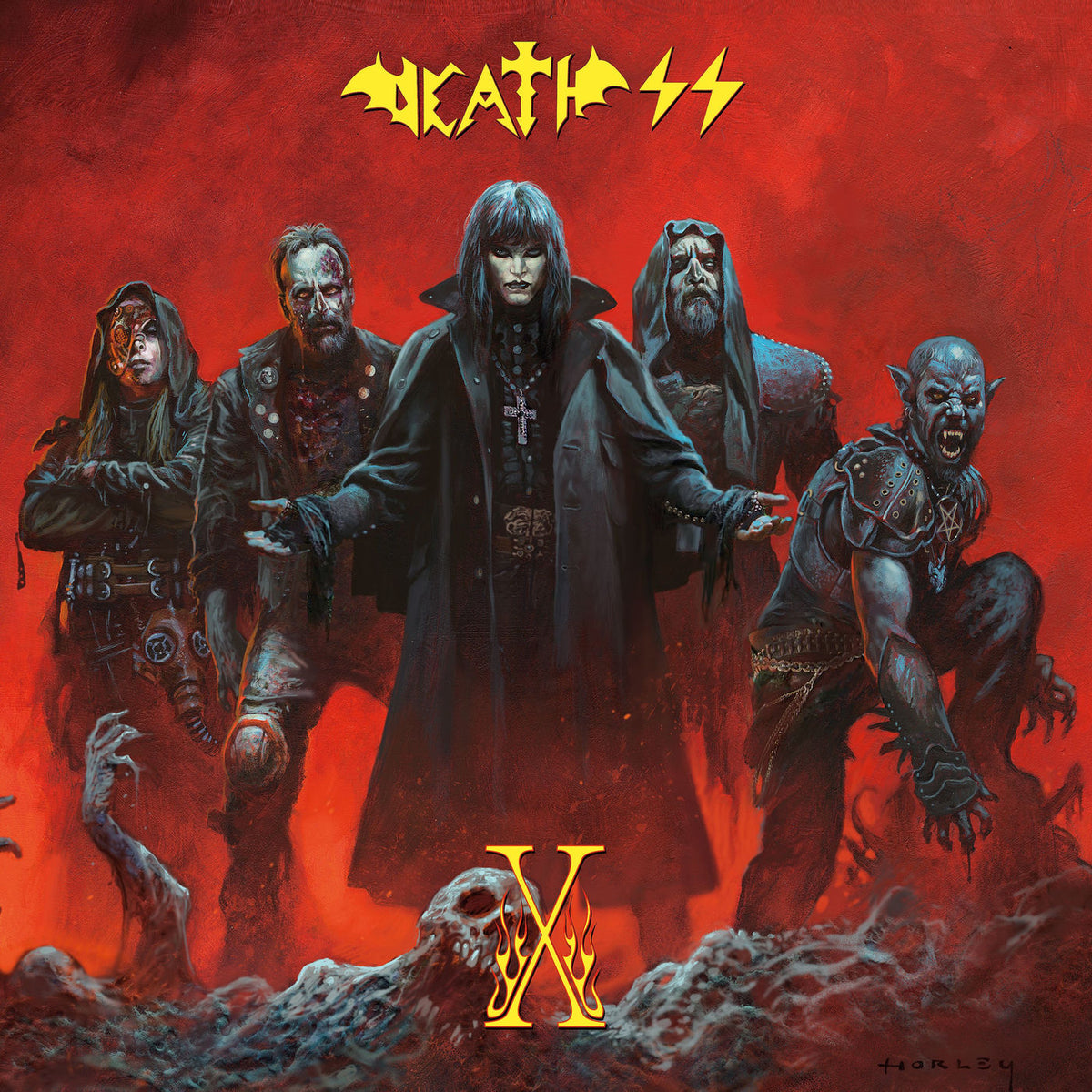 Death Ss – TEN vinyl record cover