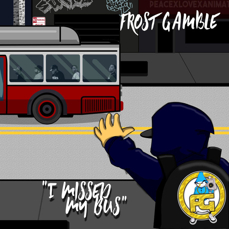 Frost Gamble – I Missed My Bus vinyl record cover