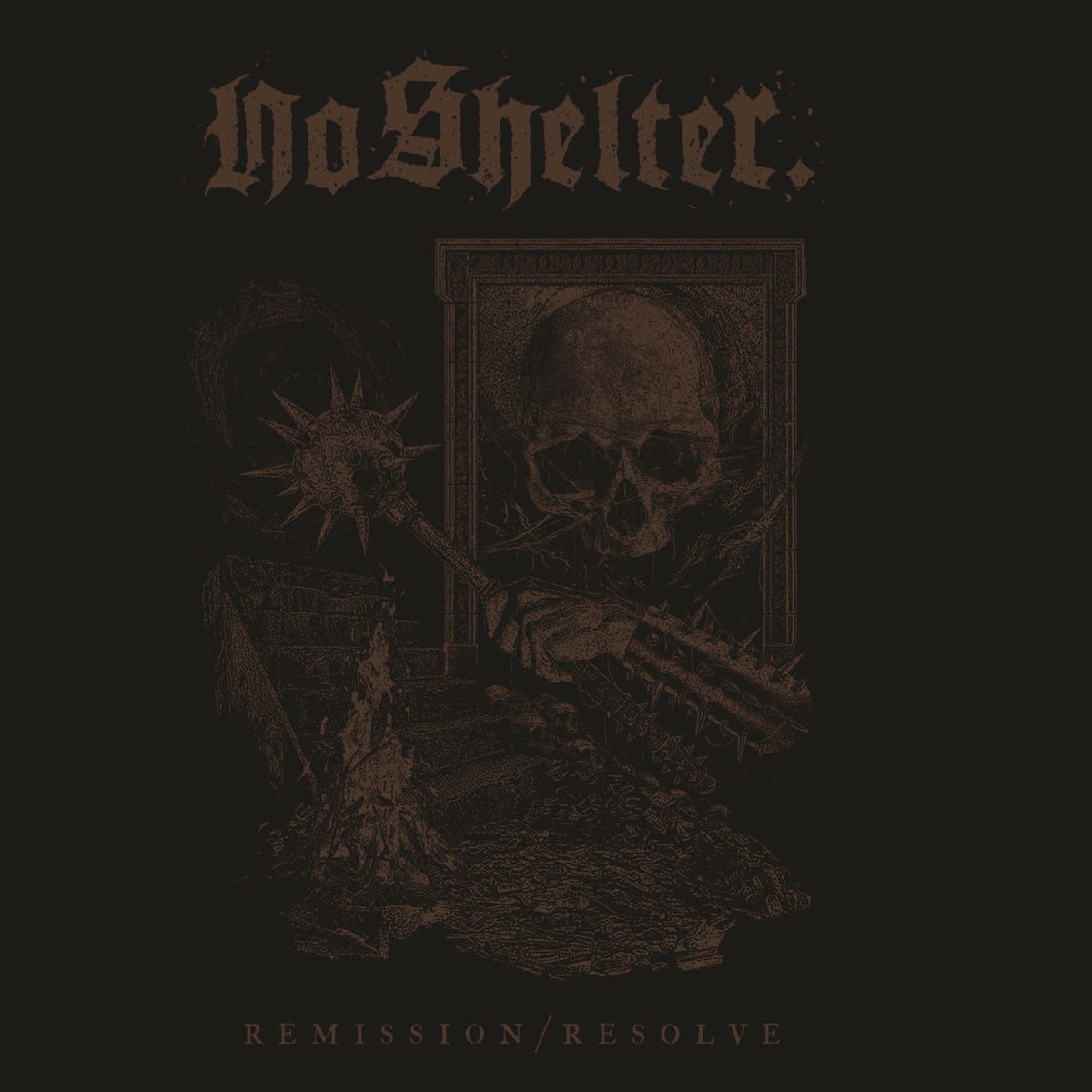 No Shelter – Remission/Resolve vinyl cover