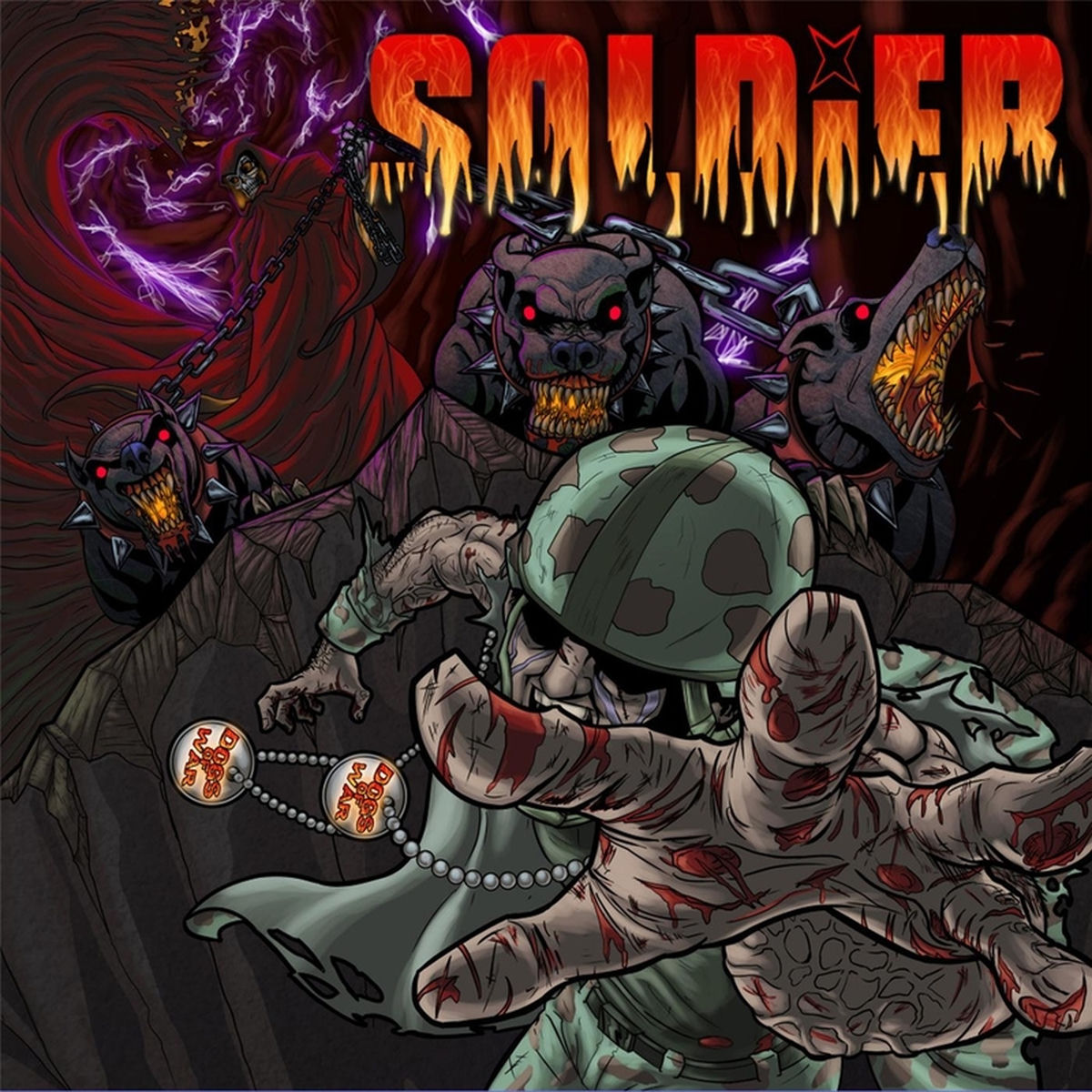 Soldier – Dogs of War vinyl record cover