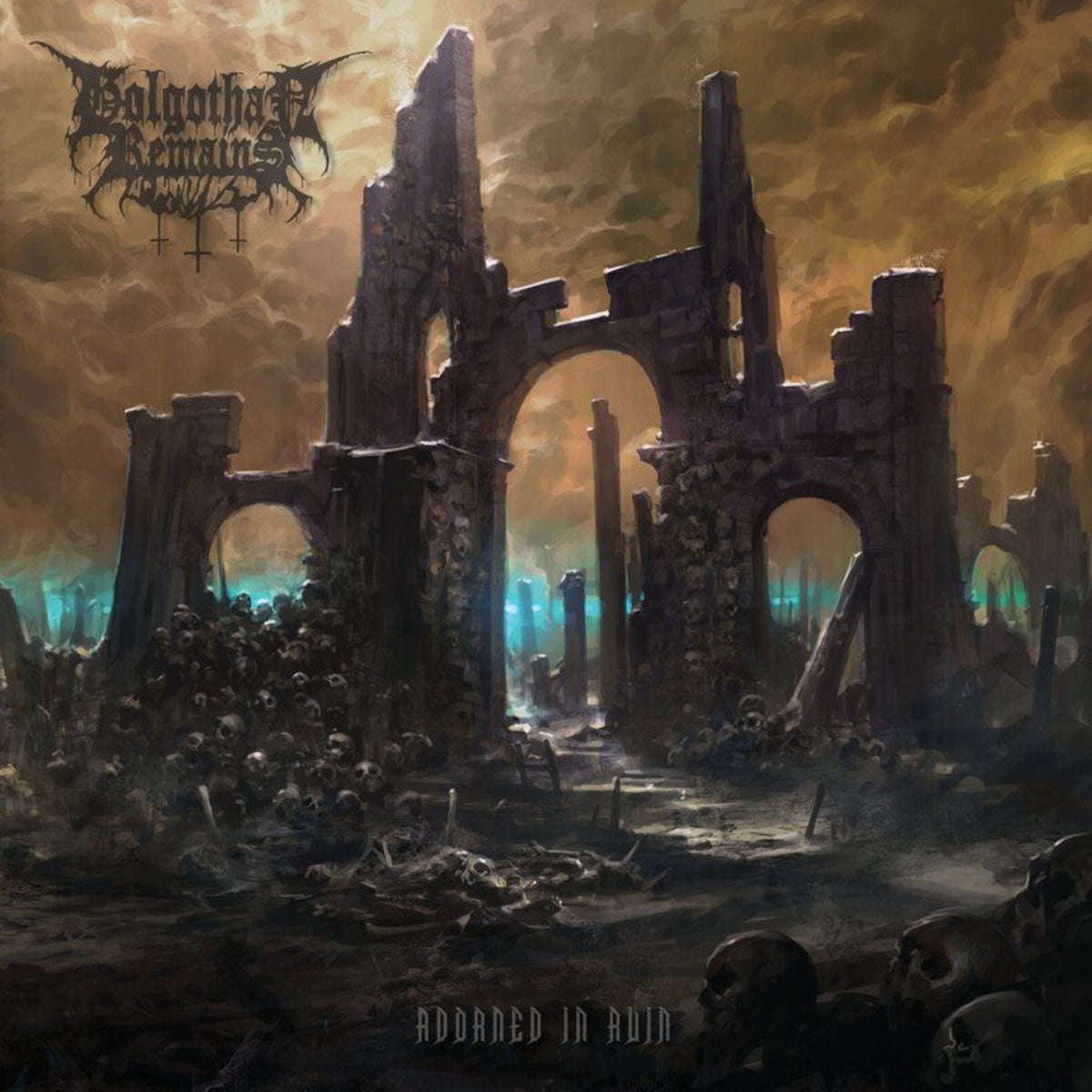 Golgothan Remains – Adorned In Ruin vinyl cover