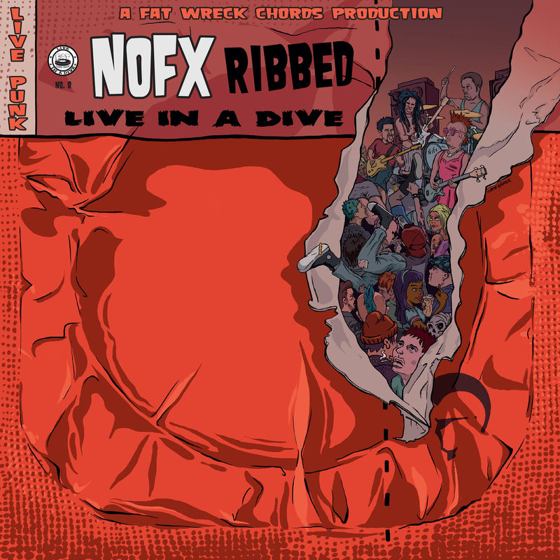 Nofx – Ribbed: Live In A Dive (LP Incl. Download) vinyl record cover