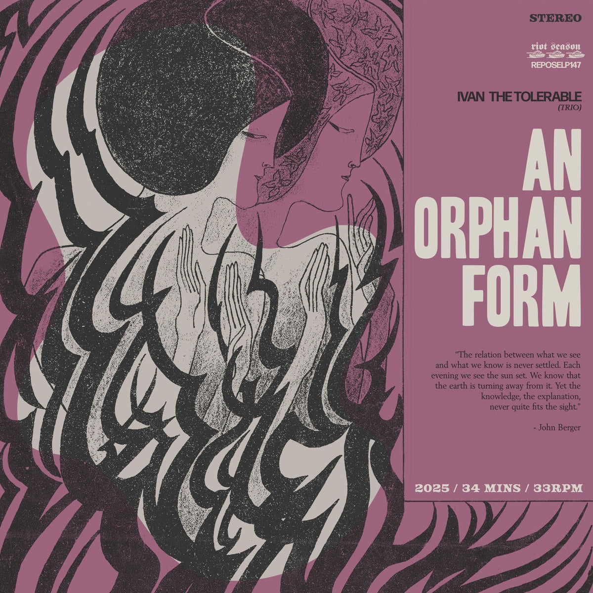 Ivan The Tolerable – An Orphan Form vinyl record cover