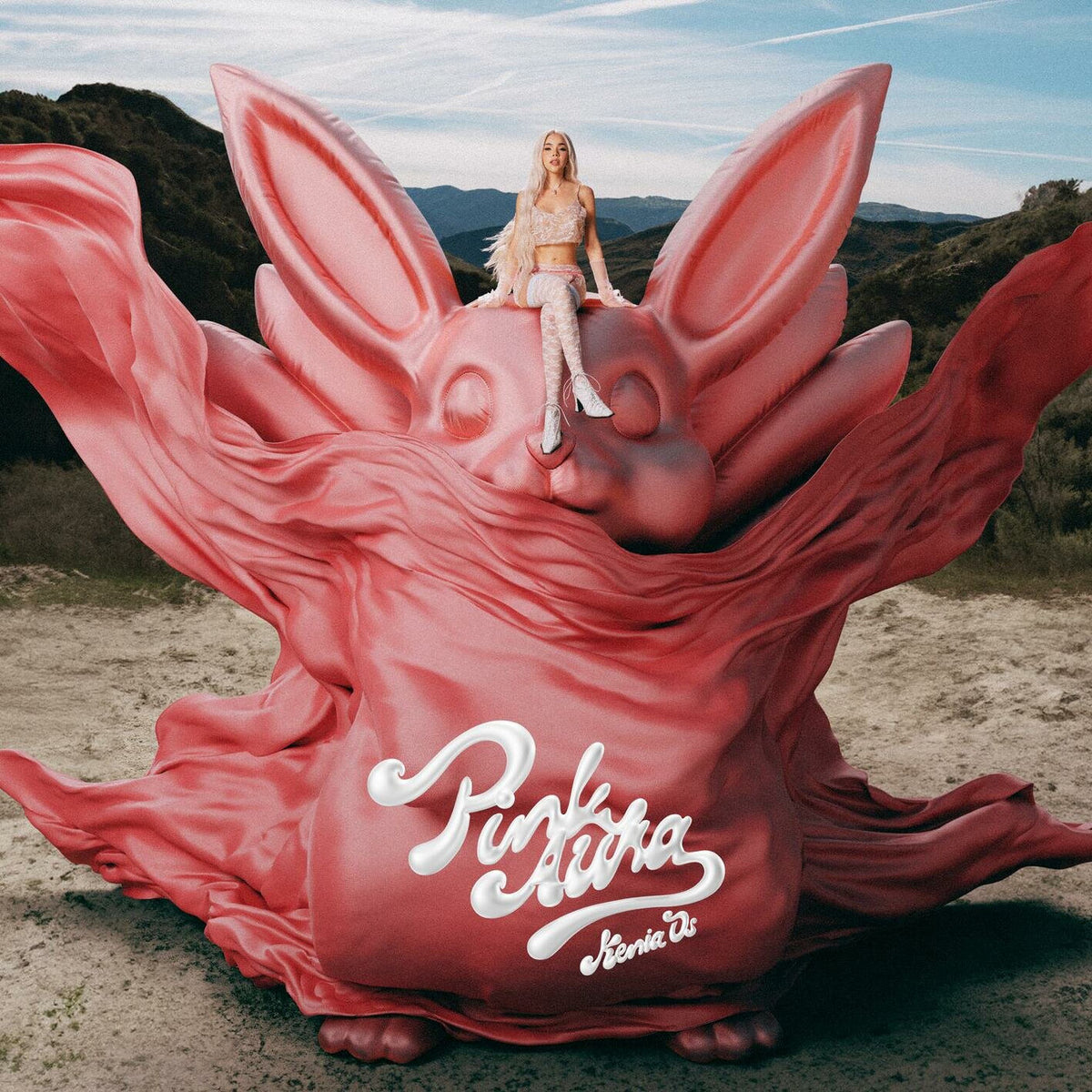 Kenia Os – Pink Aura vinyl record cover