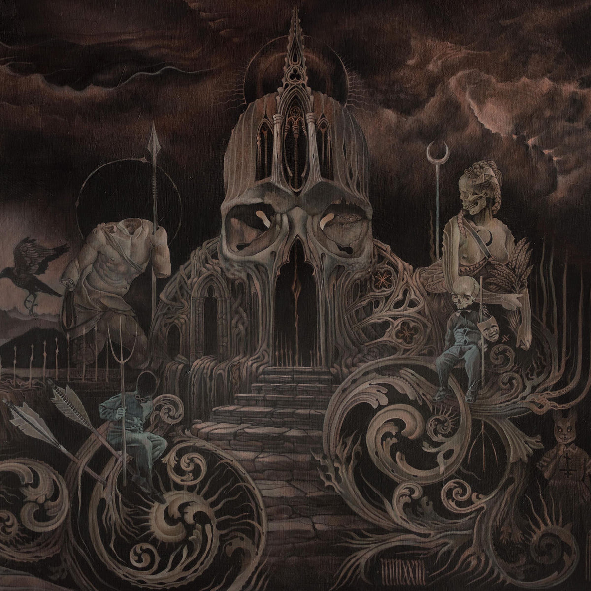 Lord Dying – Clandestine Transcendence (LIMITED SPRING GREEN VINYL) vinyl record cover