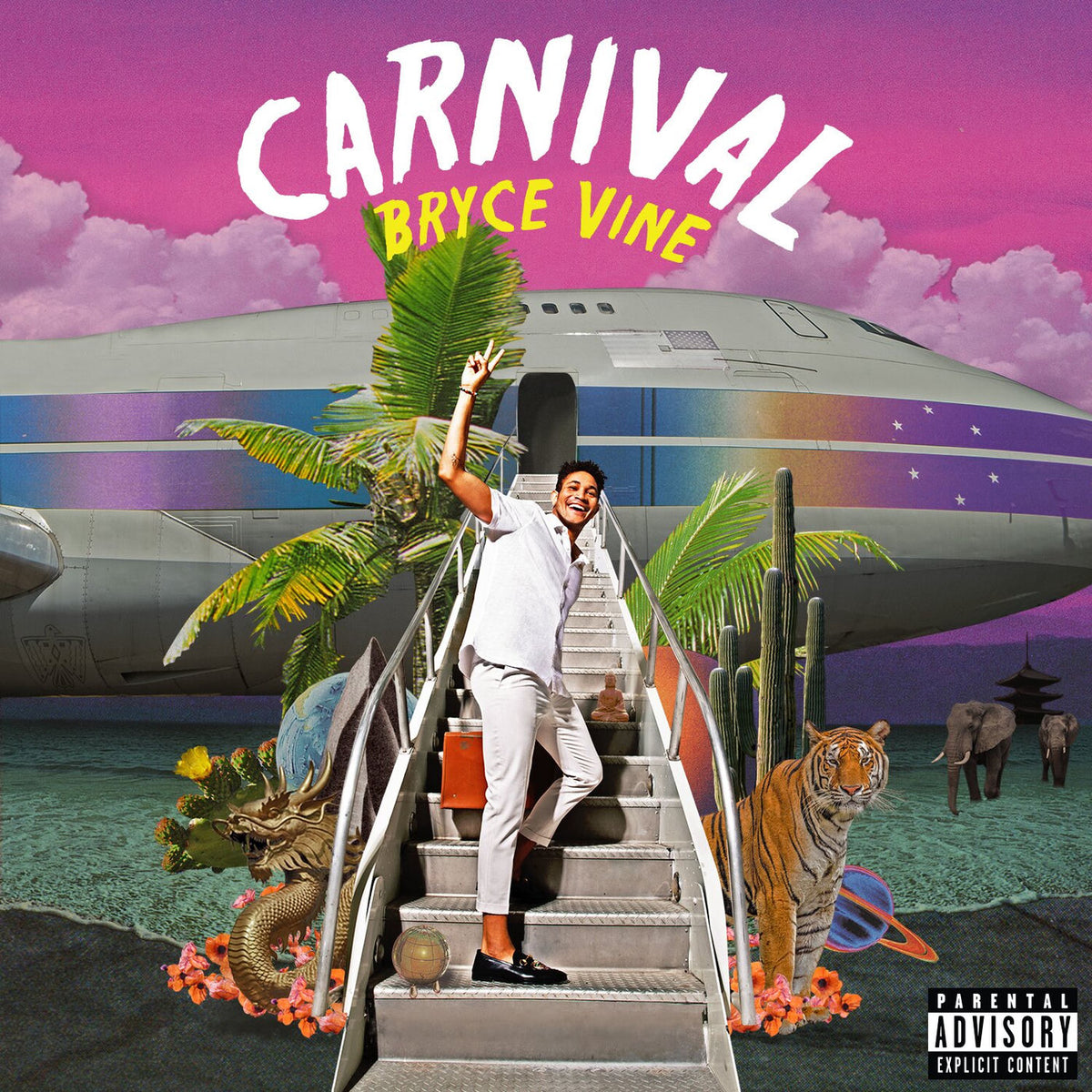 Bryce Vine – Carnival [LP] (WHITE VINYL) vinyl record cover