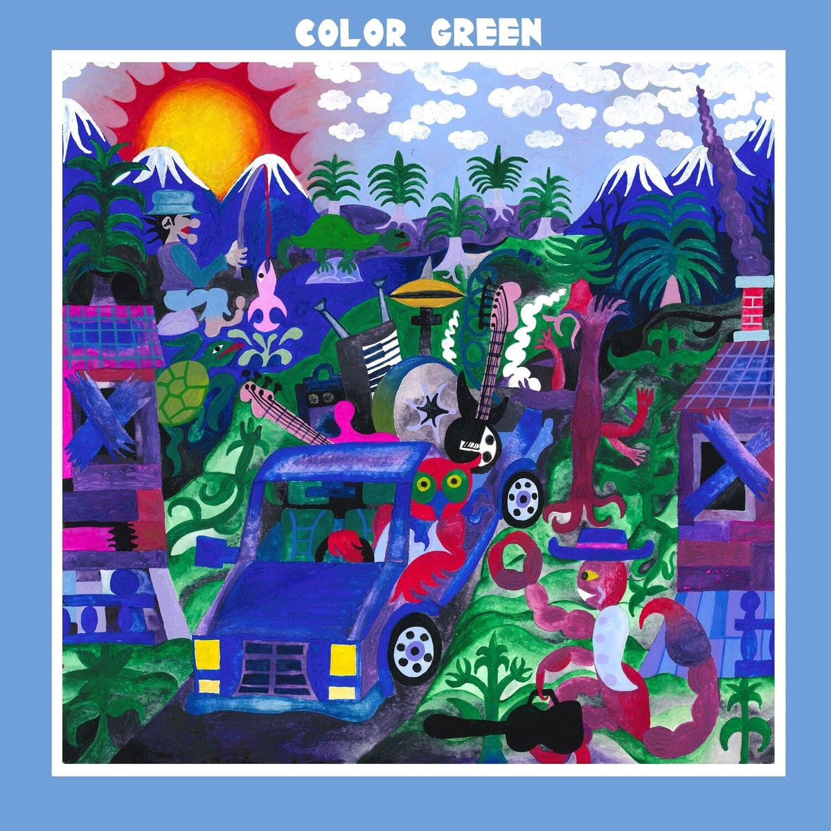Color Green – Color Green - Purple vinyl record cover