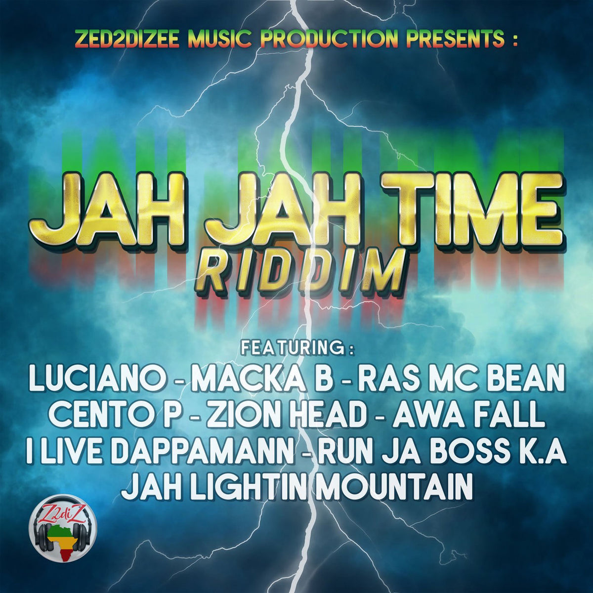 Various Artists – Jah Jah Time Riddim vinyl record cover