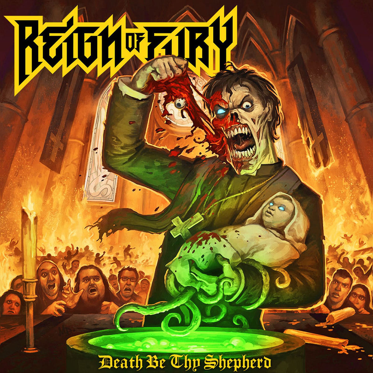 Reign Of Fury – Death Be Thy Shepherd vinyl record cover