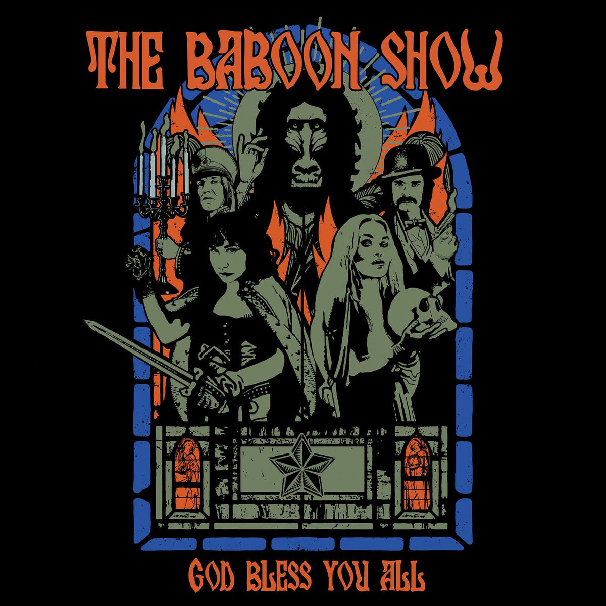 The Baboon Show – God Bless You All vinyl record cover