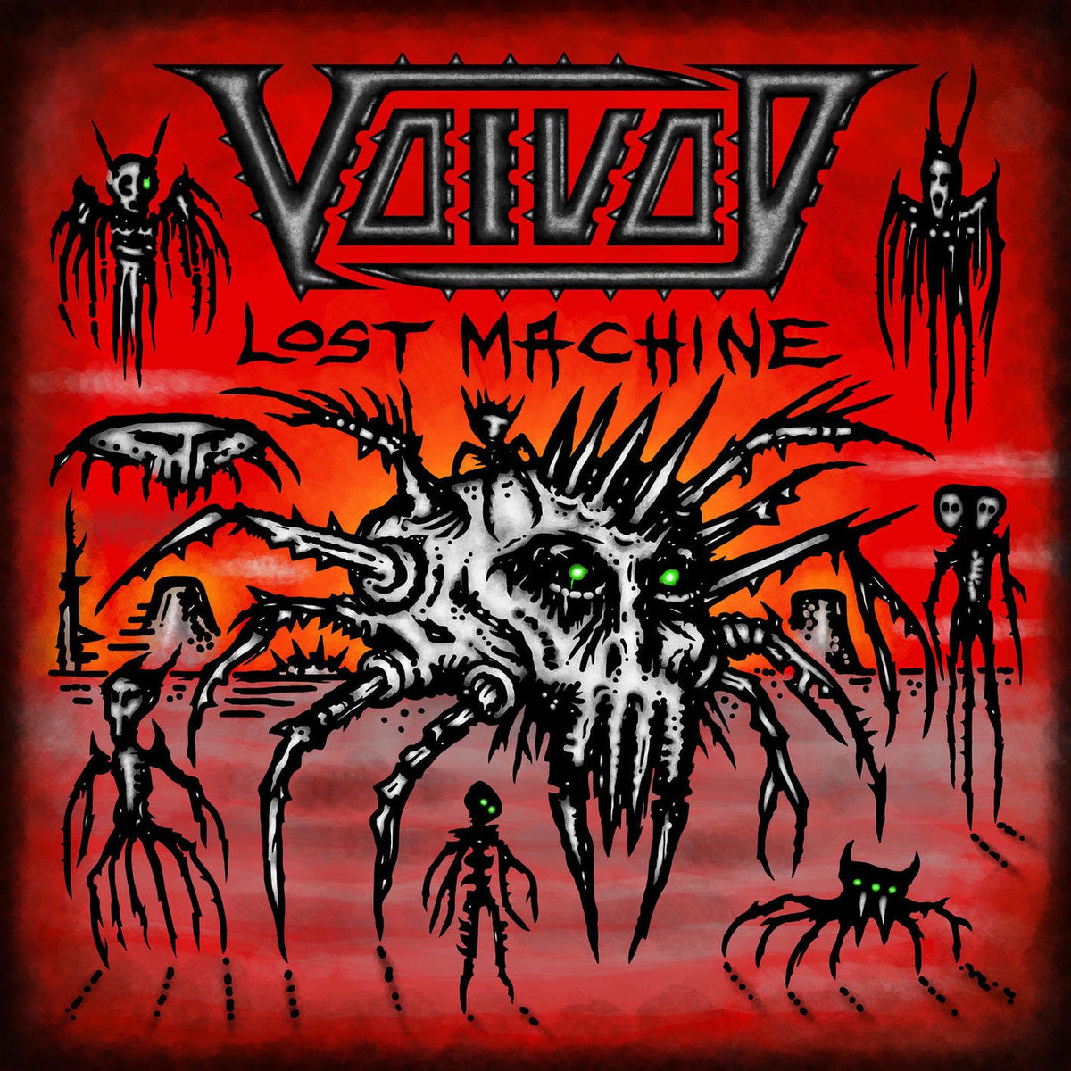 Voivod – Lost Machine - Live vinyl record cover