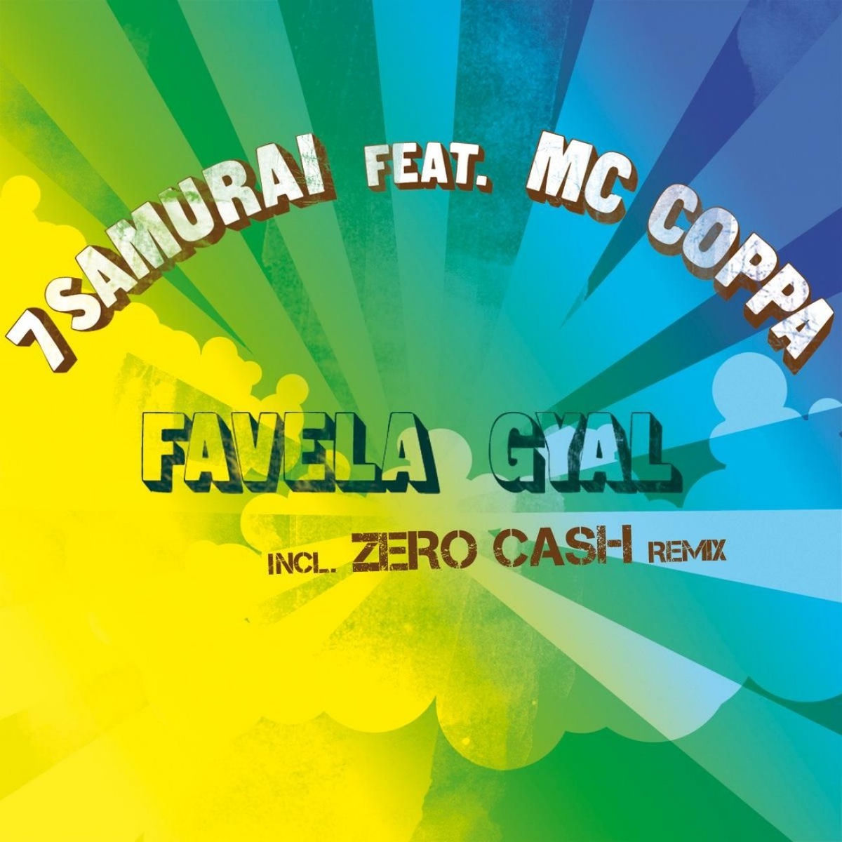7 Samurai – Favela Gyal vinyl cover