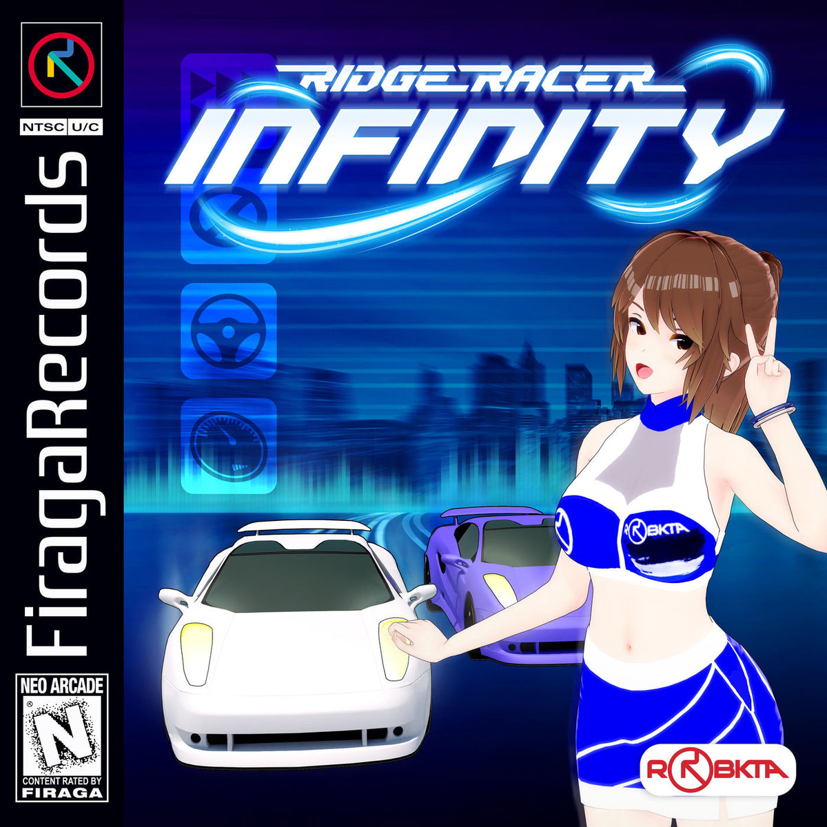 Robkta – Ridge Racer Infinity (VIDEO GAME SOUNDTRACK) [LP] vinyl record cover