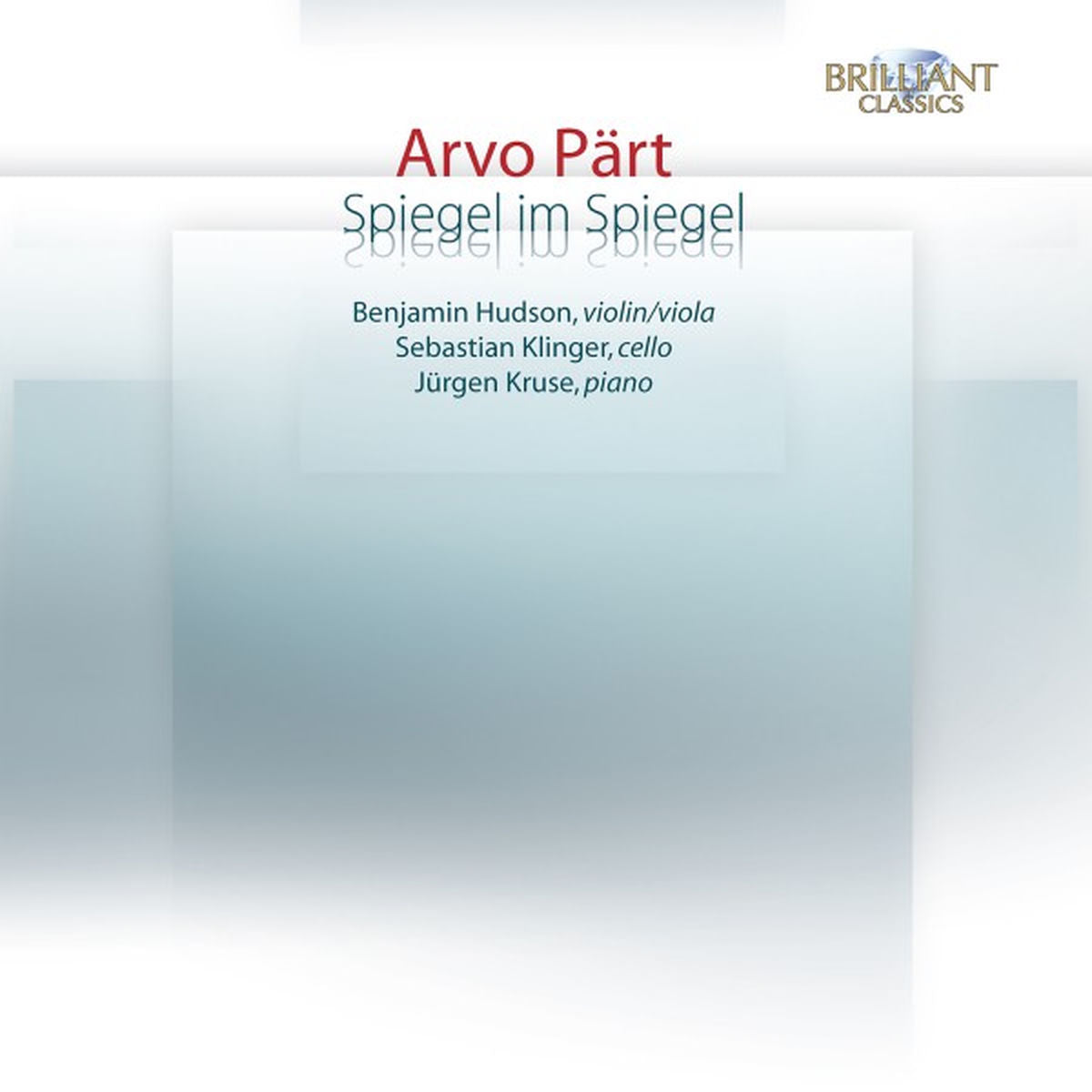 Sebastian Klinger – Arvo Pärt: Spiegel Im Spiegel vinyl record cover