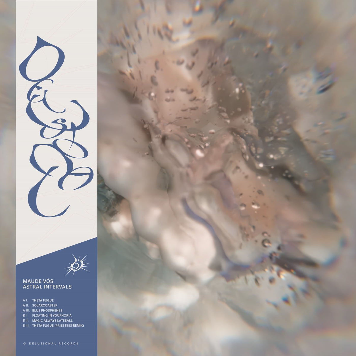 Maude Vôs – Astral Intervals vinyl cover
