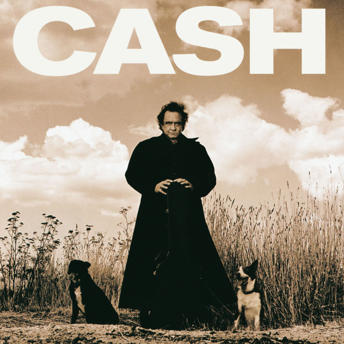 Johnny Cash – American Recordings vinyl record cover