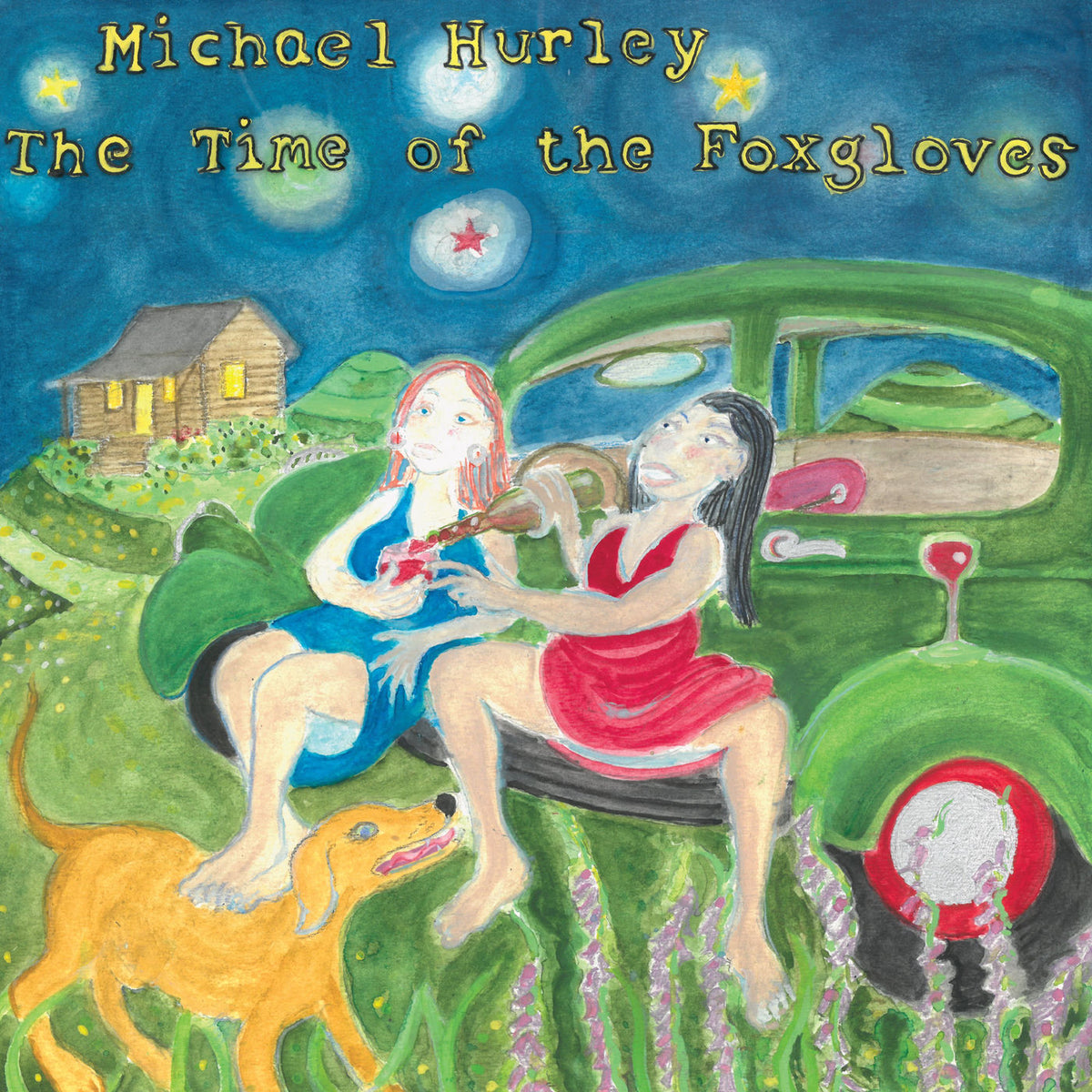 Michael Hurley – The Time of the Foxgloves vinyl cover
