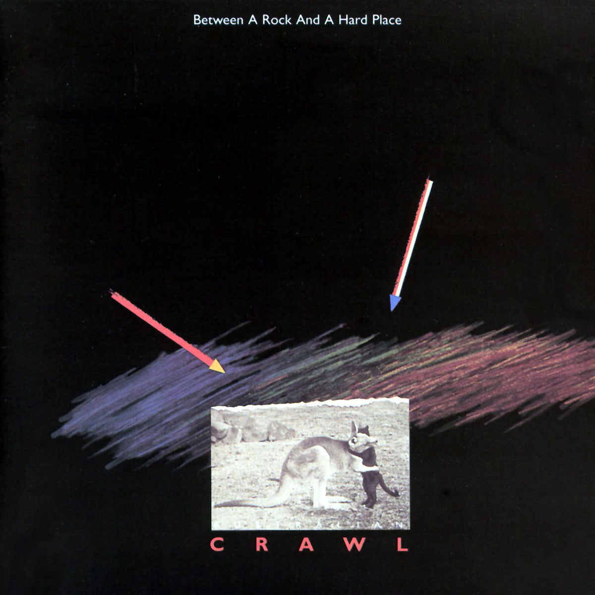 Australian Crawl – Between A Rock & A Hard Place vinyl record cover