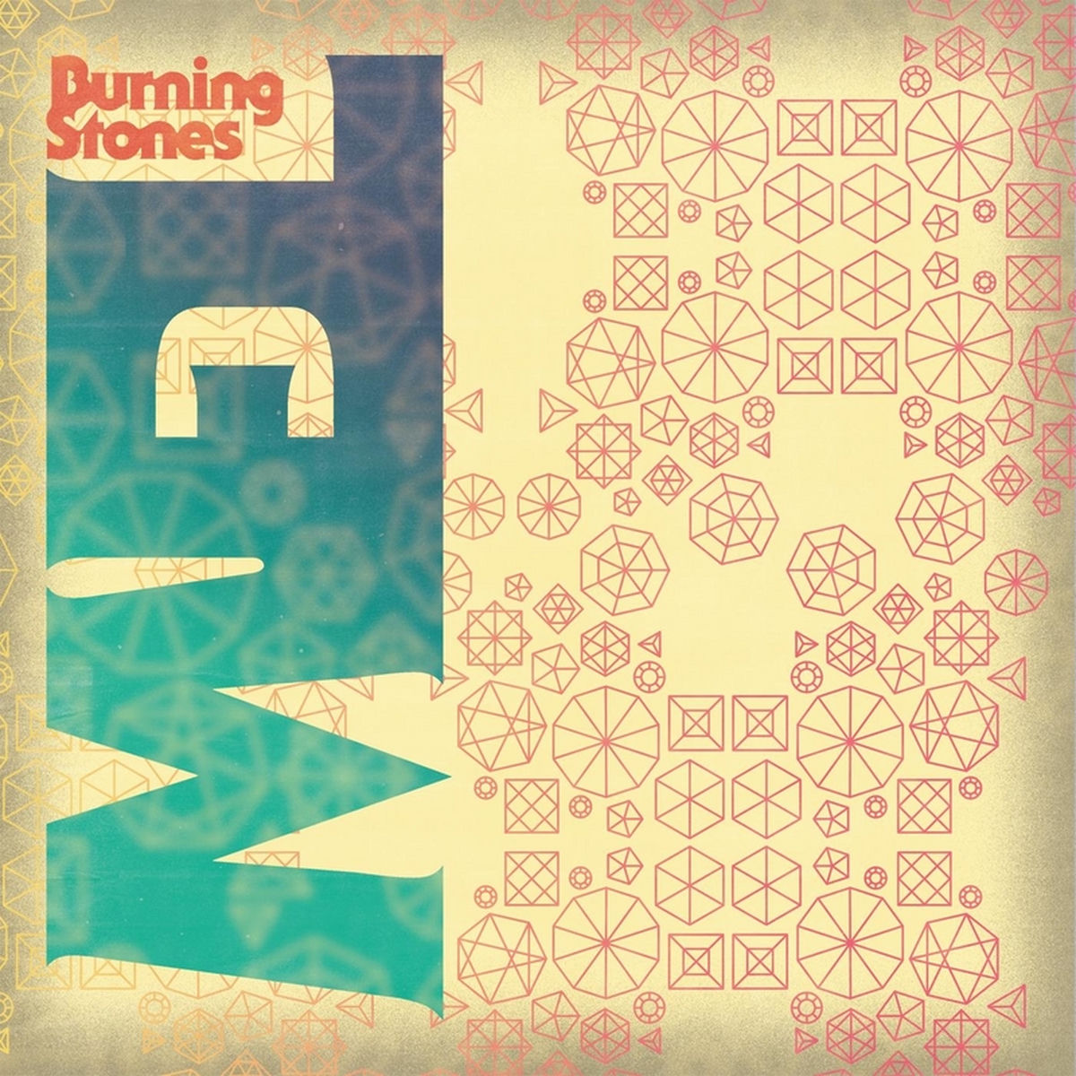 Mel – Burning Stones vinyl cover