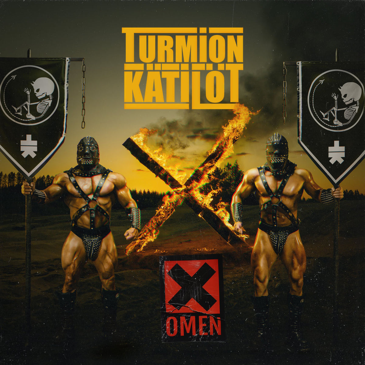 Turmion Kätilöt – Omen X vinyl record cover