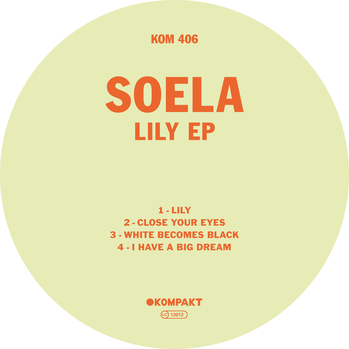 Soela – Lily EP vinyl cover