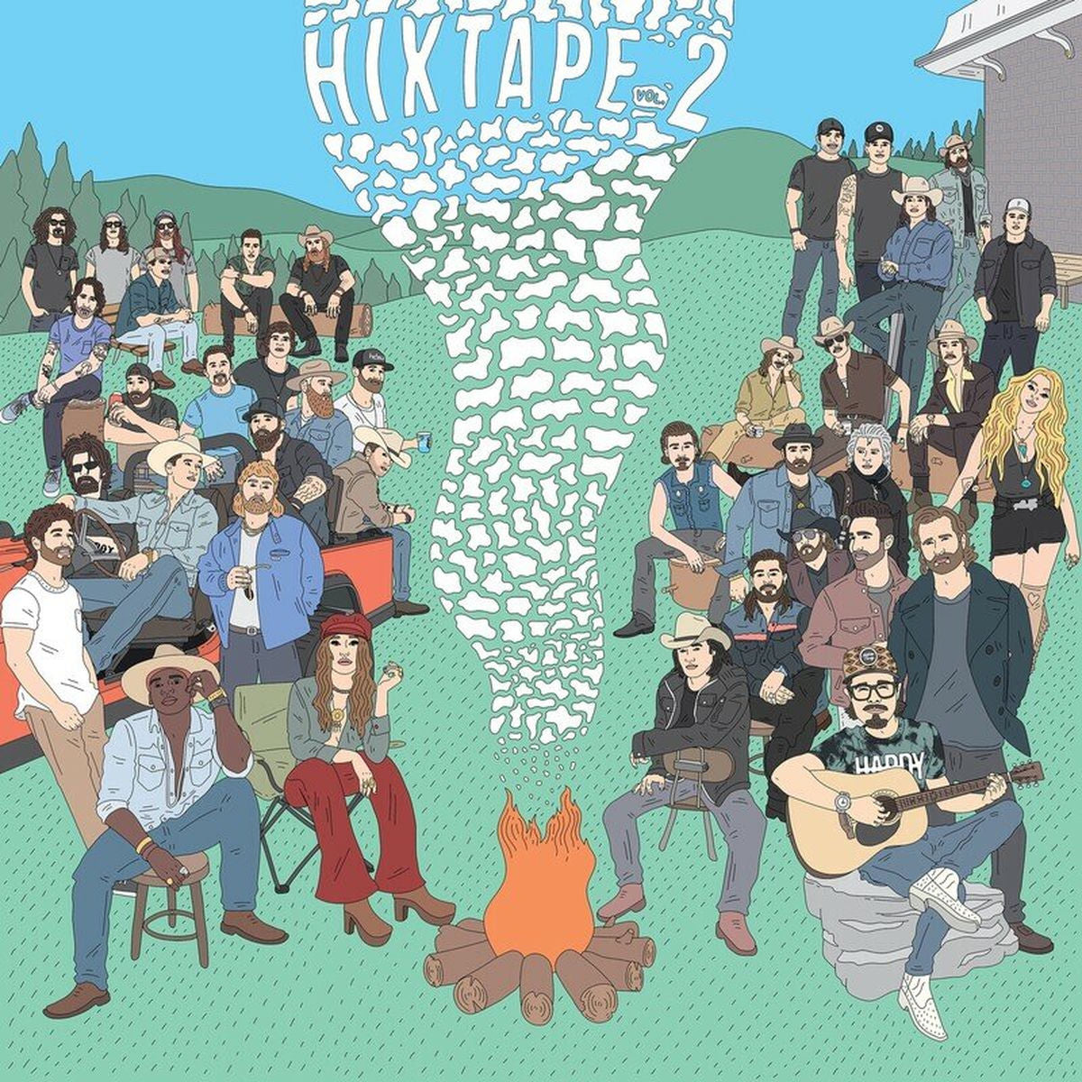 Hixtape – Hixtape: Vol. 2 (CLEAR VINYL) vinyl record cover