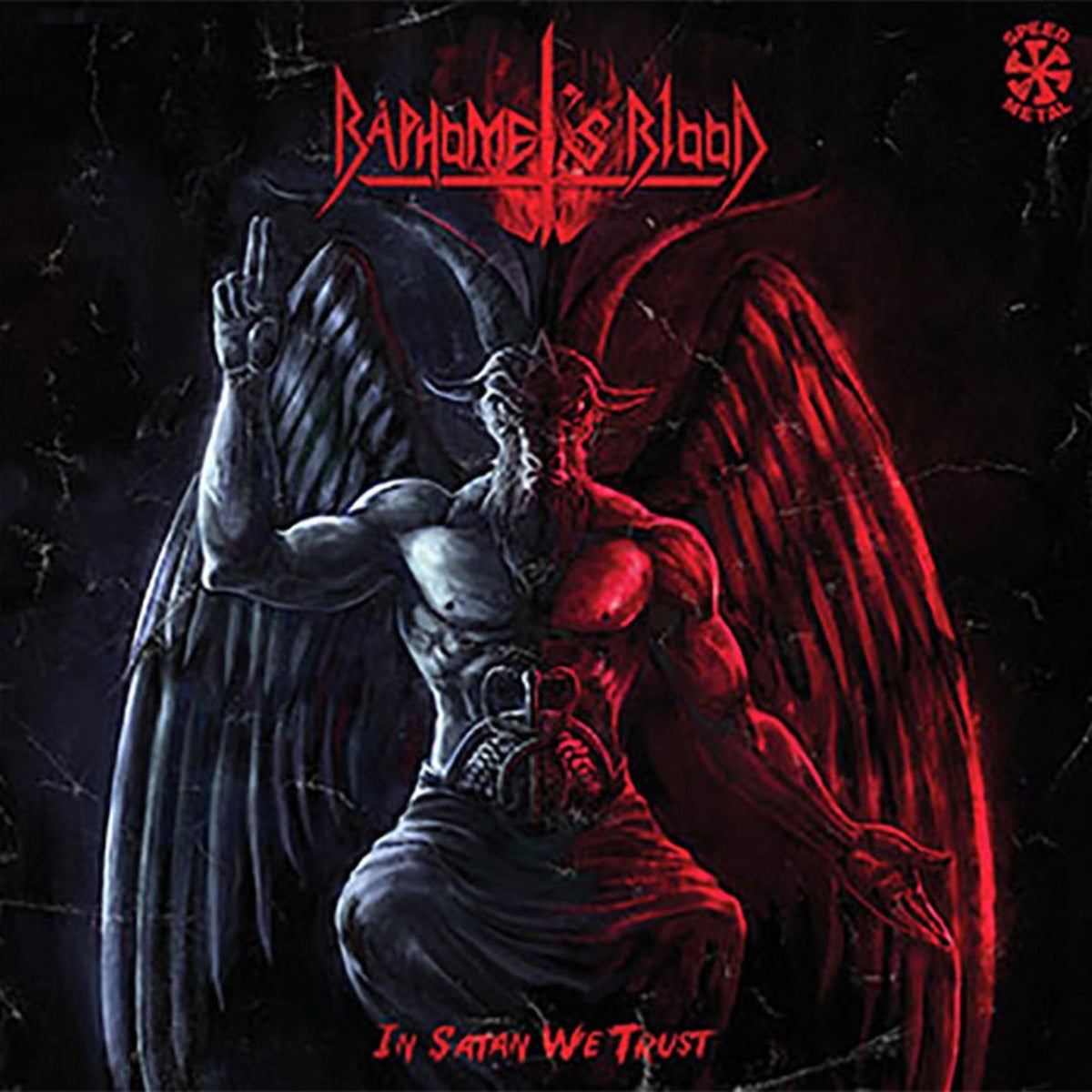 Baphomet's Blood – In Satan We Trust vinyl cover