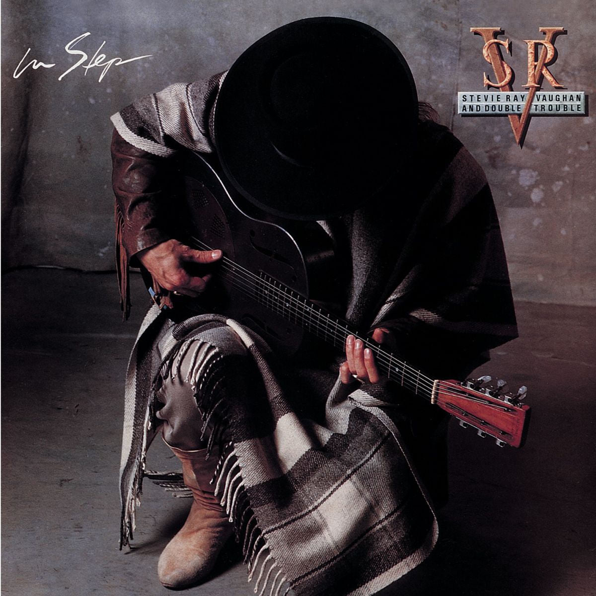 Stevie Ray Vaughan & Double Trouble – In Step vinyl record cover