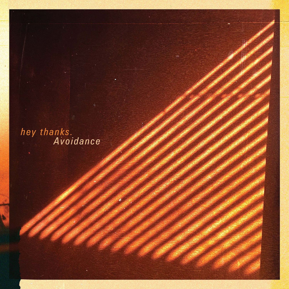 Hey Thanks. – Avoidance vinyl record cover