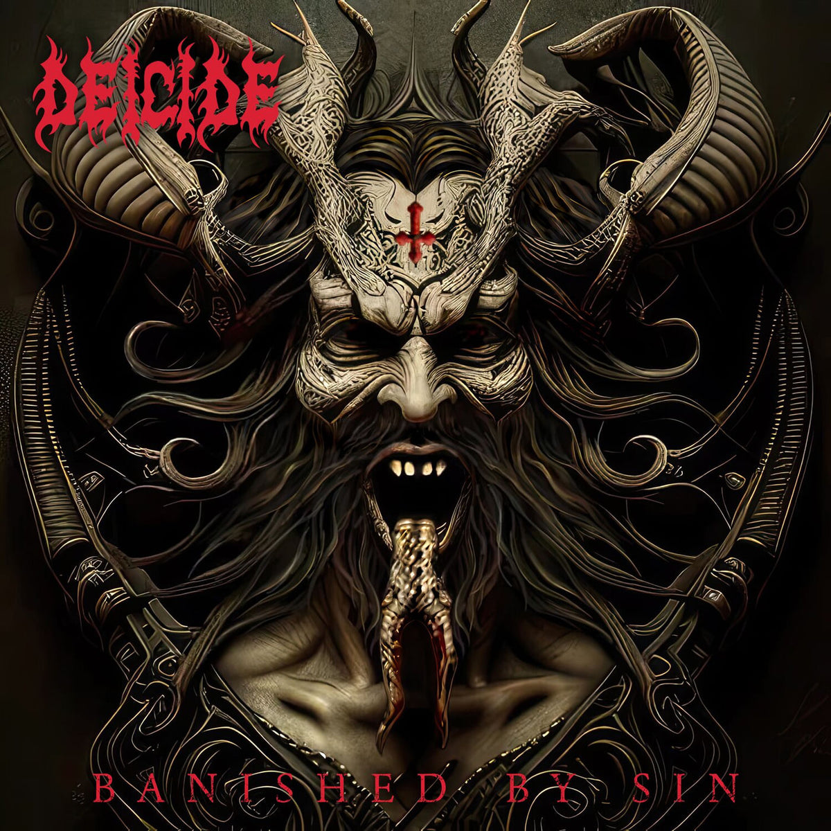 Deicide – Banished By Sin (Coloured Vinyl) vinyl record cover