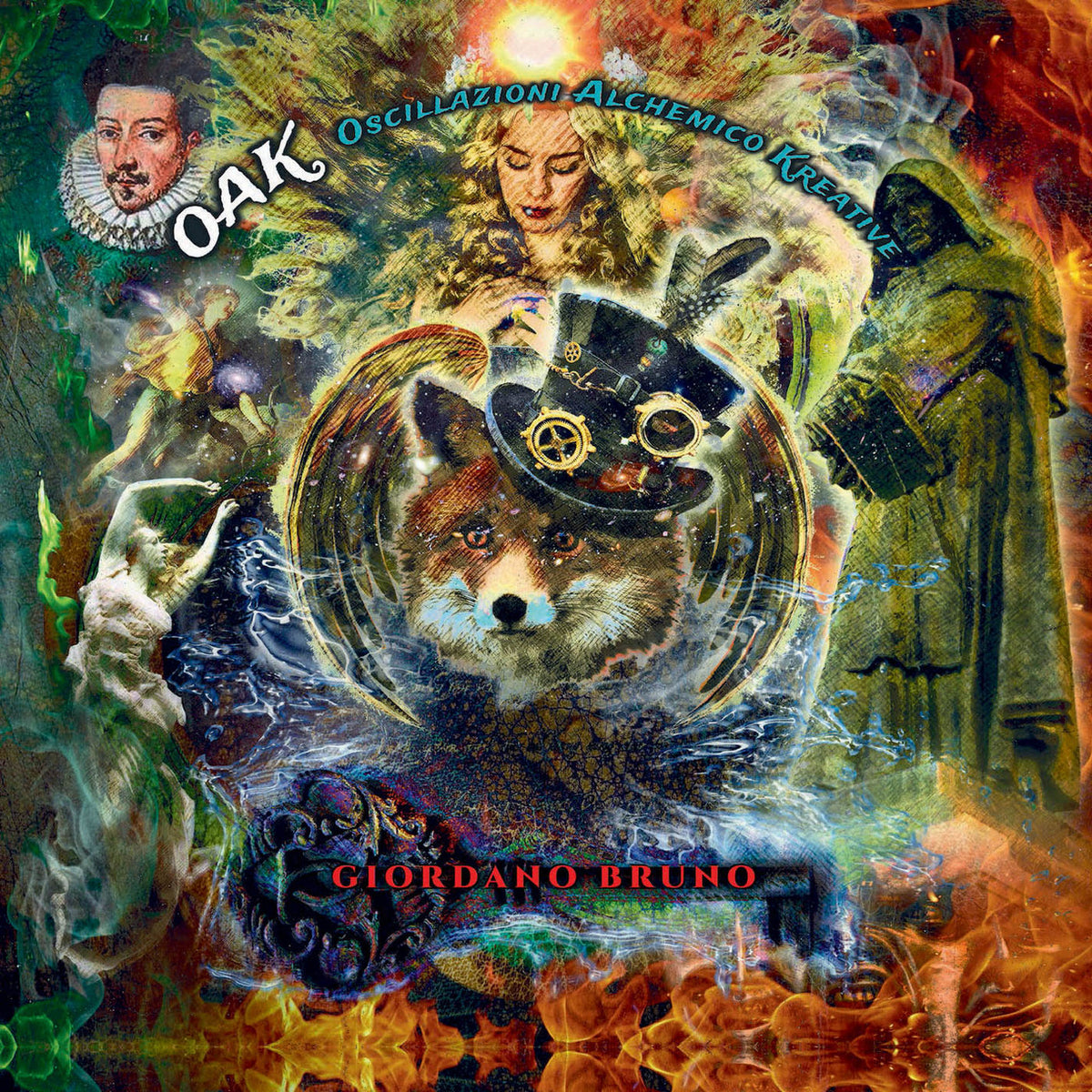 OAK – Giordano Bruno vinyl record cover