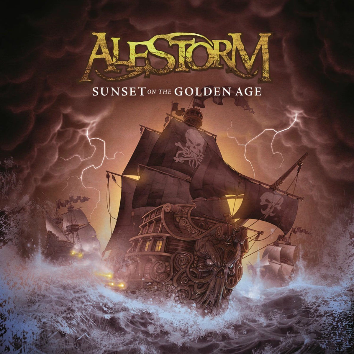 Alestorm – Sunset On the Golden Age vinyl record cover