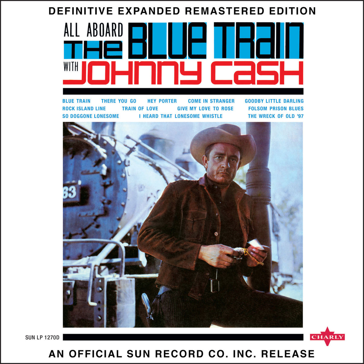 Johnny Cash – All Aboard The Blue Train vinyl record cover