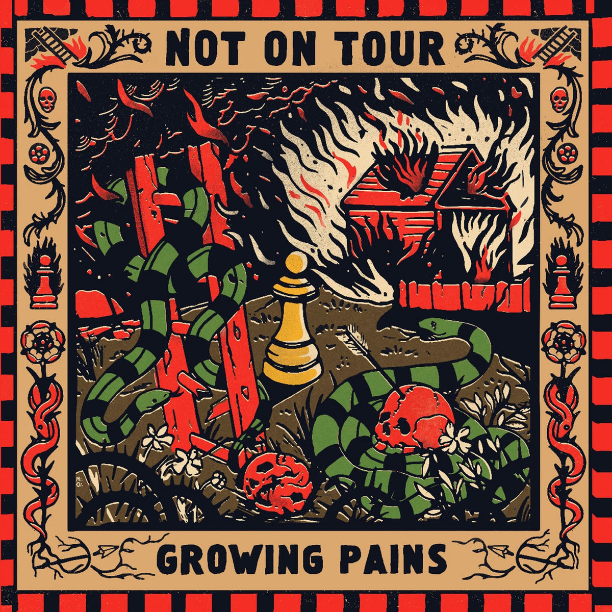 Not On Tour – Growing Pains vinyl record cover