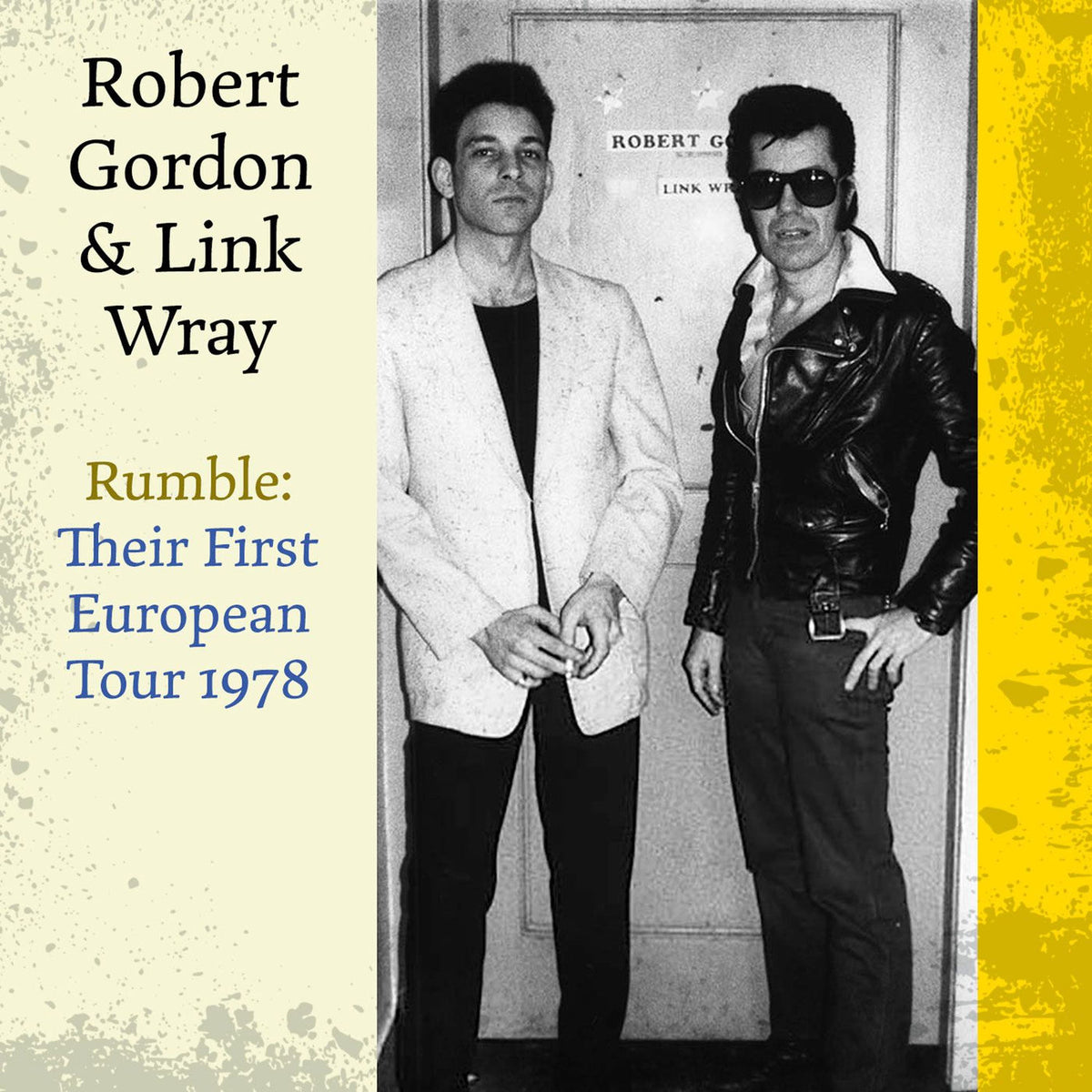 Robert Gordon – Rumble: Their First European Tour 1978 vinyl cover