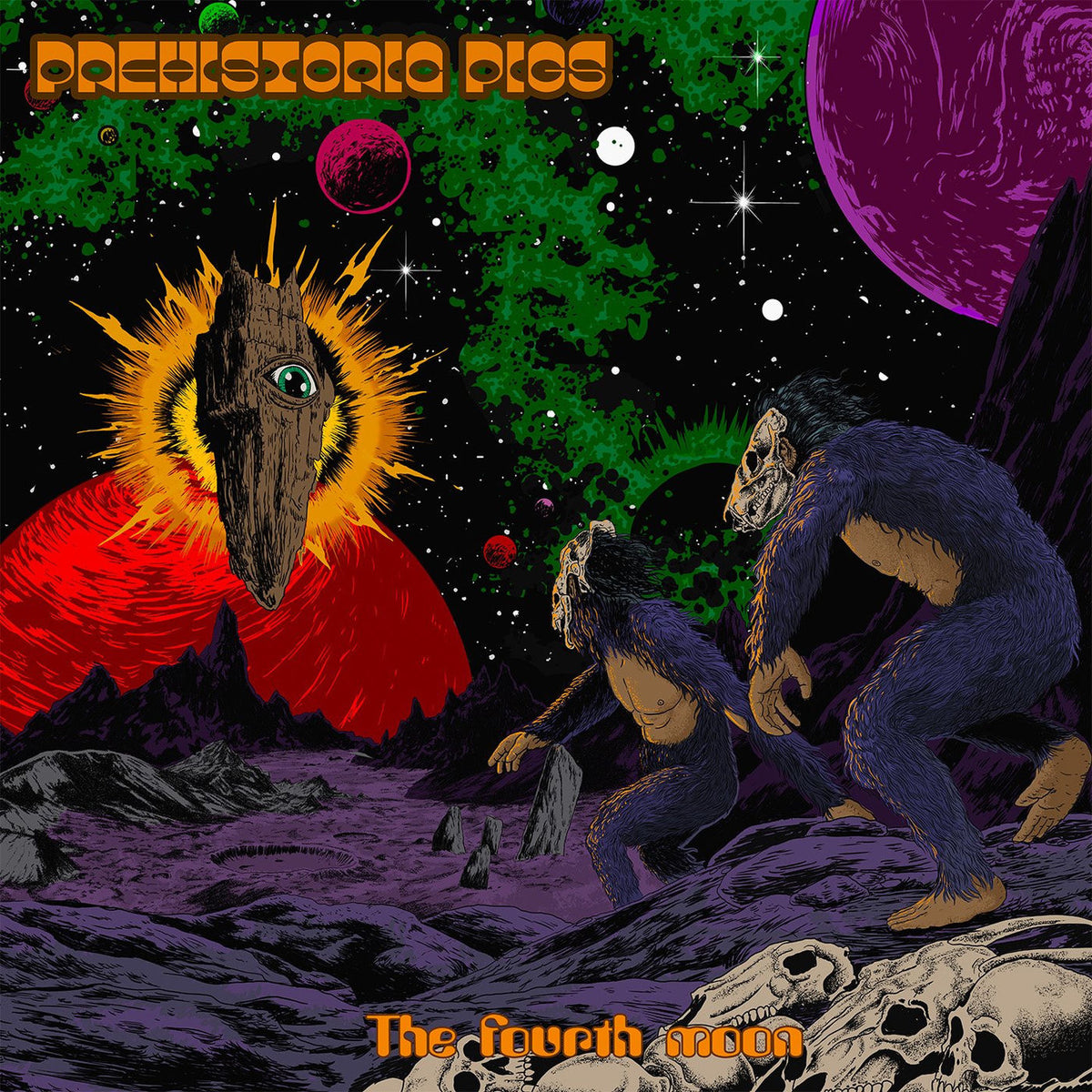 Prehistoric Pigs – Fourth Moon vinyl record cover