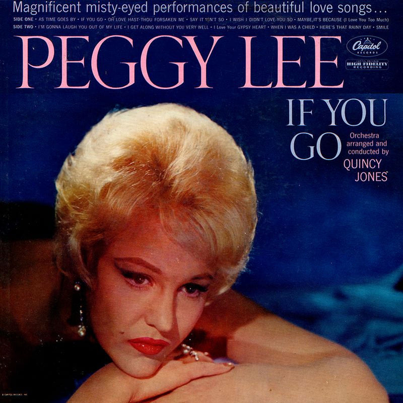 Peggy Lee – If You Go vinyl record cover