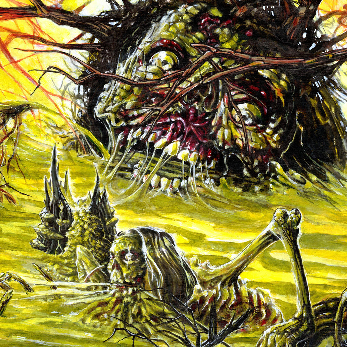 Cryptworm – Spewing Mephitic Putridity vinyl cover