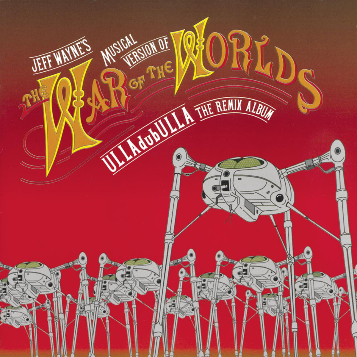 Jeff Wayne – Jeff Wayne's Musical Version of The War of the Worlds: ULLAdubULLA - The Remix Album vinyl cover